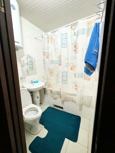 сниму квартиру суточна ош: 1 бөлмө, Мончо буюмдары, Телевизор, Кондиционер — 5