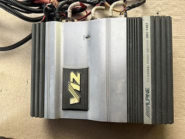 alcatel 2007d: Сабвуфер Alpine SBG-1044BR в корпусе (фирменный бандпасс). - Диаметр — 7