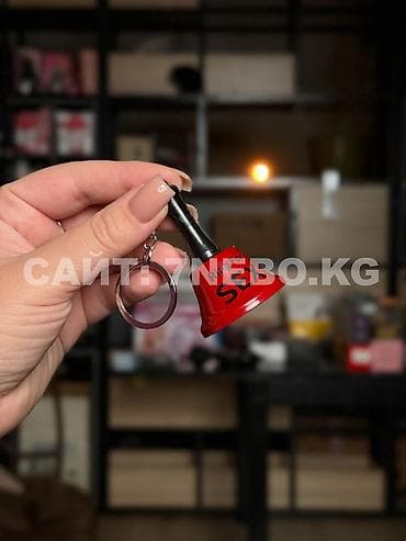 Красный колокольчик - брелок "Кольцо для СЕКСА" Длина, см 6.50