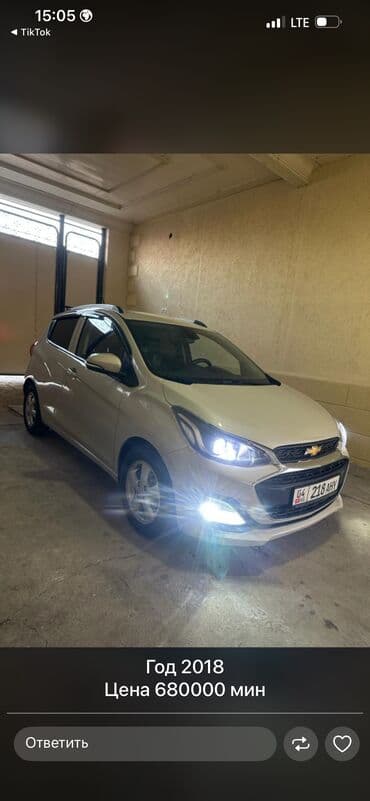рено тешка: Chevrolet Spark: 2018 г., Автомат, Бензин, Хэтчбэк — 6
