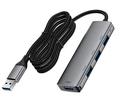 usb wifi adapter: ACEFAST J17 — компактный USB-хаб 4-в-1 для расширения одного USB-A — 4