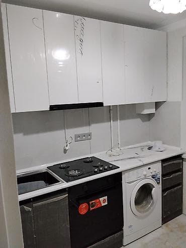 нож для фри: Кухонный гарнитур, цвет - Серый, МДФ — 4