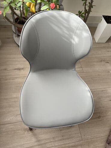 вешилка для одежды: Стул для кухни, Другой материал, цвет - Серый — 5