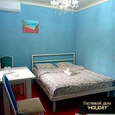 hostel osh: 1 комната, Душевая кабина, Постельное белье, Кондиционер — 1
