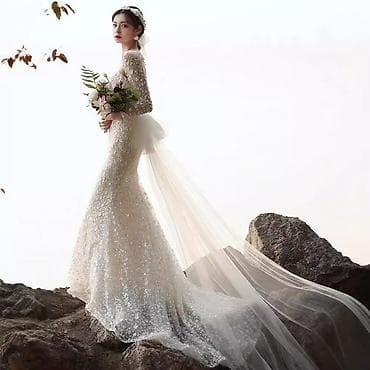 samsung 03: Свадебное платье Century Bride FYY BRIDE - Силуэт: прилегающий — 3