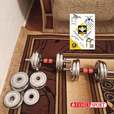 настольные теннисные ракетки: Гантели хромированные
Цена 15+15кг 8000с — 1