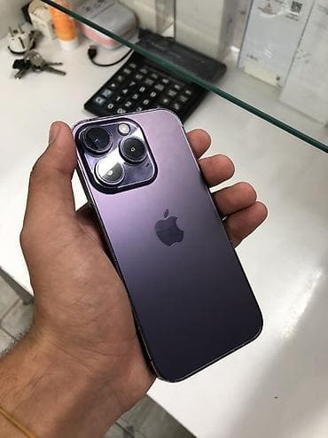 tab a7 lite: IPhone 14 Pro, Б/у, 256 ГБ, Deep Purple, 77 % — 1