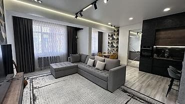 Недвижимость: 3 комнаты, 128 м², Ала-Арча ТРЦ Элитка, 7 этаж, Дизайнерский ремонт — 4