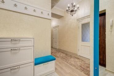 квартира раздолный: 3 бөлмө, Душ кабинасы, Жаздык, жууркан-төшөк каптары, Кондиционер — 9