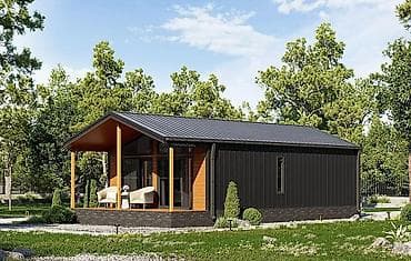 гостинный дом: Строим Афрейм Барнхаус Модульный дом Коттедж Каркасный дом под ключ — 1