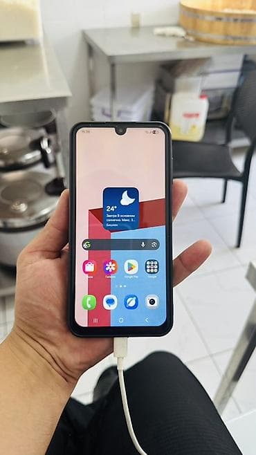 домашняя камера: Samsung Galaxy A16, Б/у, 128 ГБ, цвет - Черный, 2 SIM — 1