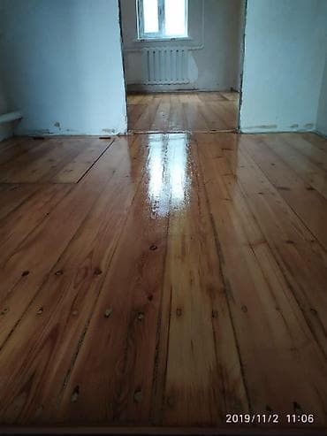 Сантехнические работы: Настил деревянной доски . Шлифовка и лакировка любой сложности — 2