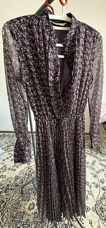 purple brand: Фиолетовое платье турецкого производства, размер Турецкий 36 (S) — 1