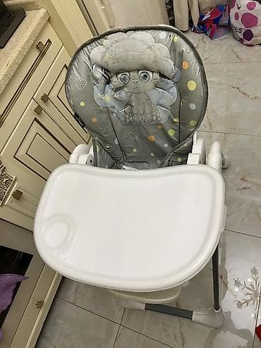 стульчик для кармление: Стульчик для кормления, Б/у, Другой бренд, Пластик, Трансформер, цвет - Белый, Самовывоз — 2