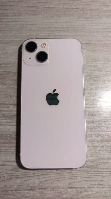 IPhone 13, Б/у, 128 ГБ, Розовый, Чехол, 79 %