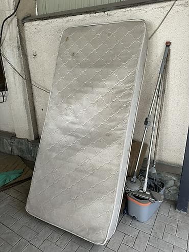 спальные буу: Спальный матрас, Односпальный, Боннельная система пружин, Матрасы средней жесткости — 2