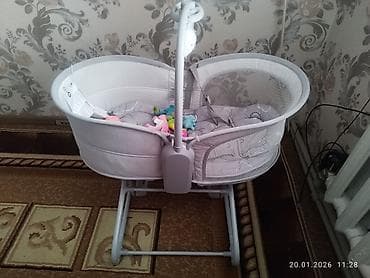 коляска санки: Люлька, Качалка, Металл, цвет - Серый — 5