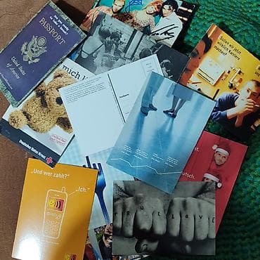 Перчатки: Открытки с пожеланиями. Новые. 150 сом — 2