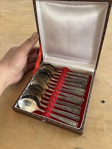 ключи на авто: Набор чайных ложек в фирменном футляре - Количество: 12 штук - — 2