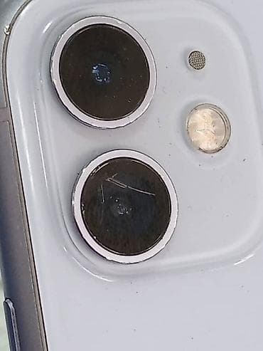 apple iphone 11: IPhone 11, Б/у, 128 ГБ, Белый, Чехол, 70 % — 5