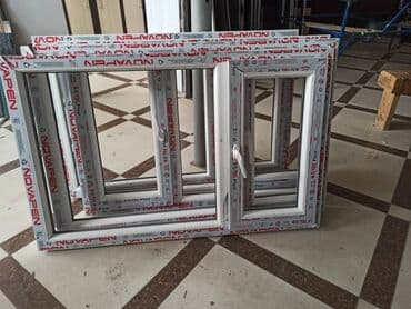 Кургаткычтар: Пластиковые окна из 3_ёх, 4_ёх и 5_ти ПВХ профиля. Цвета: Белый — 4