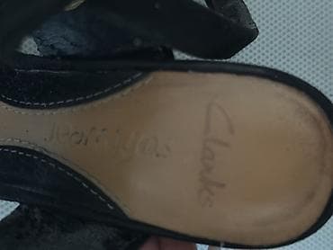 Босоножки, 38.5, Clarks, Б/у, цвет - Черный, Самовывоз, Платная доставка — 3