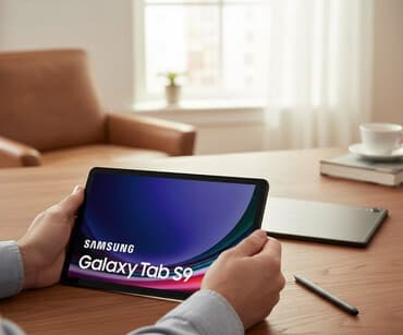 Планшет, Samsung, память 128 ГБ, 10" - 11", Wi-Fi, Б/у, Классический цвет - Черный