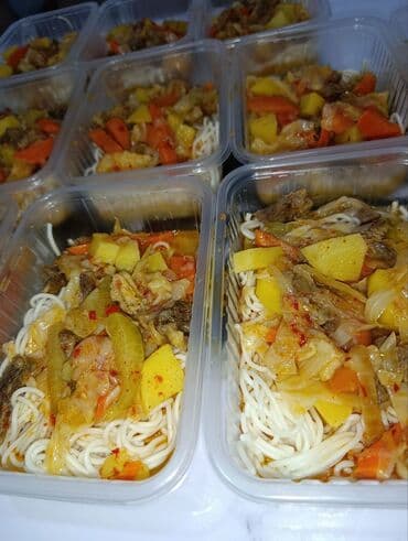 Продукты питания: Обед доставка кылабыз 4,5 порциядан — 5