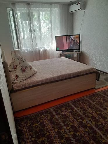Сдаётся уютная 1‑комнатная квартира. Час-650 сом,2 часа-1300
