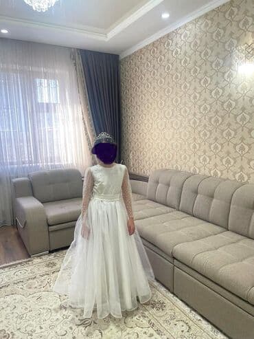 прокат детских костюмов бишкек инстаграм: Детское платье, цвет - Белый — 2