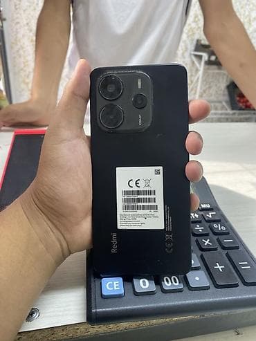 сяоми машина: Redmi, Redmi 14C, Б/у, 256 ГБ, цвет - Черный, 2 SIM — 2