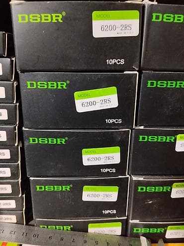 Подшипники шариковые радиальные DSBR 6200-2RS. - Модель: 6200-2RS