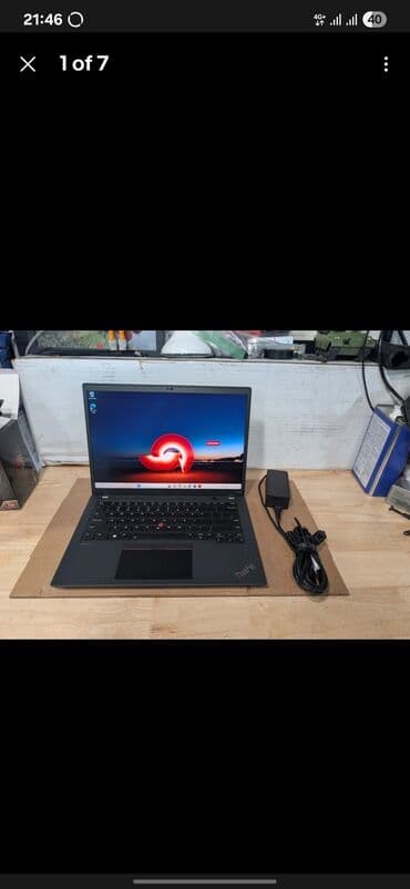 озу ноутбук: Ноутбук, Lenovo, 32 ГБ ОЭТ, Intel Core i7, 14 ", Колдонулган, Жумуш, окуу үчүн, эс тутум SSD — 1