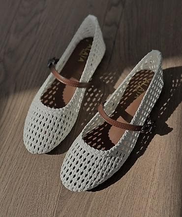 Туфли, 37, Alaïa, Новый, цвет - Белый, Бесплатная доставка