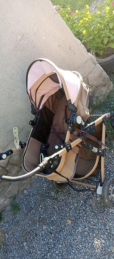 коляска сайбакс: Коляска, Cybex, цвет - Коричневый, Б/у, Самовывоз, Платная доставка — 2