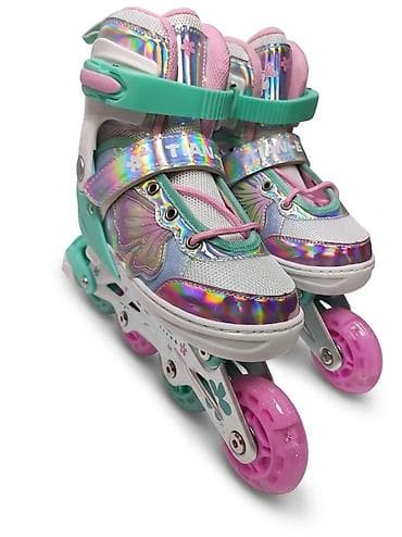 Спорт и отдых: Новые детские раздвижные роликовые коньки + защитный комплект - Тип — 4