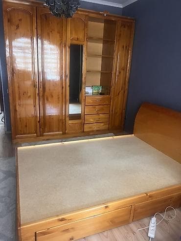 Другая мебель: Спальный гарнитур из массива дерева в классическом стиле Состав — 1