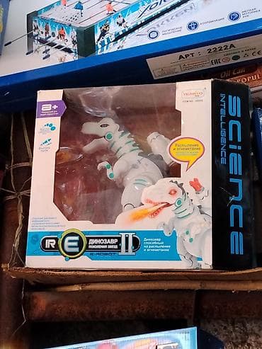 Игрушка «Динозавр: Поколение звезд II» (E-Robot, IR) - Интерактивный at lalafo.kg Игрушка «Динозавр: Поколение звезд II» (E-Robot, IR) - Интерактивный