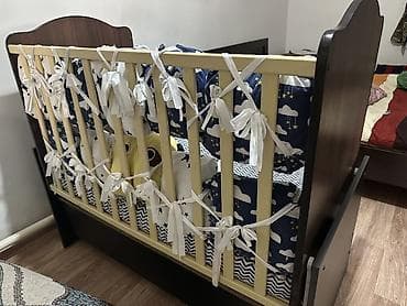 спортивный костюм м: Детская кровать трансформер, Другой тип, цвет - Коричневый — 4