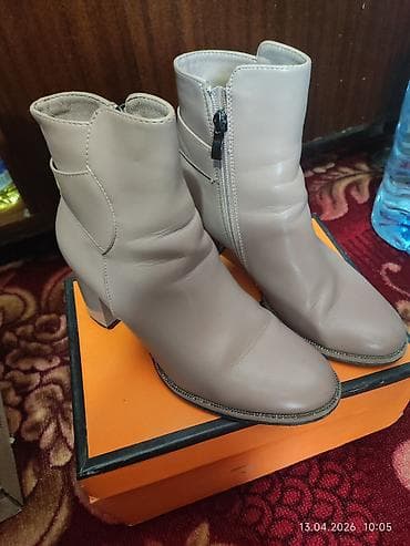 рант: Женские ботильоны - Материал: мягкая гладкая кожа (верх и подкладка — 2