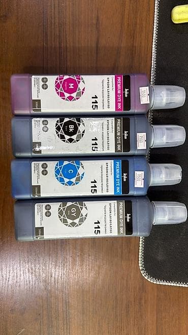 Чернила InkTec Premium Dye Ink, серия 115, комплект бутылочек для