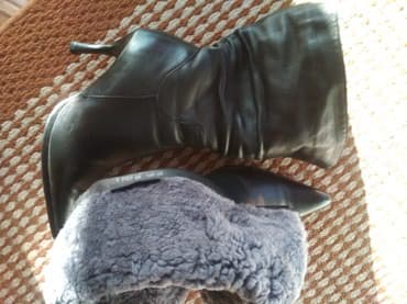 сапоги зимние женские натуральная кожа натуральный мех распродажа: Продаётся: зимние женские сапоги, раз-35-36 на узкую ногу можно — 4