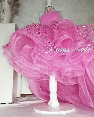 кукла маша: Детское платье, цвет - Розовый, Б/у — 3