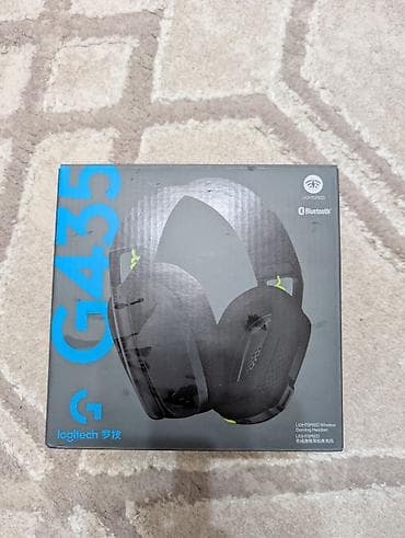 Микрофоны: Продам наушники Logitech g435, в идеале, полный комплект: Донгл — 2