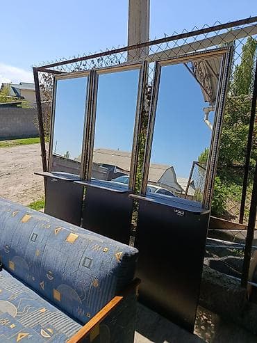 приз: Гарнитур для прихожей, Б/у, Зеркало, ДСП, Самовывоз, цвет - Бежевый — 5