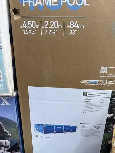 басейны надувные: Каркасные бассейны и надувной начин от 2700 до 21000 INTEX (Above — 2