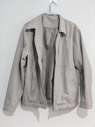 tech fleec: Мужская куртка, M, H&M, Новый, цвет - Серый, Самовывоз — 2