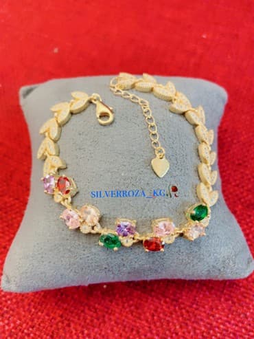 серебро браслет мужской: Позолоченный браслет с разными камнями Самый лучший подарок для — 1