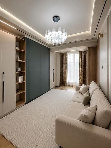 чекиш ата мтф: 3 комнаты, 85 м², Элитка, 7 этаж, Дизайнерский ремонт — 2