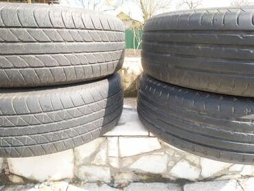 старые покрышки: Продаю две пары летних шин 235/65/R17. Пара Nexen, пара Dunlop — 1